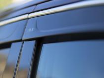 Ventvisor Deflector for 2011-2021 Jeep Grand Cherokee Laredo and More Smoke w/Chrome Trim Low Profile 4 Piece AVS