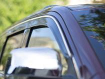 Ventvisor Deflector for 2014-2023 Jeep Cherokee Smoke w/Chrome Trim Low Profile 4 Piece AVS