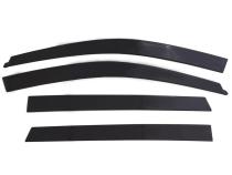 Ventvisor Deflector for 2007-2018 Jeep Wrangler and More Smoke Low Profile Outside Mount 4 Piece AVS