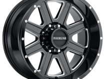 Aluminum Wheels 18x9 Hostage 940M Milled Gloss Black 12 Offset 8 on 180 Bolt Pattern 124.2 Bore Raceline