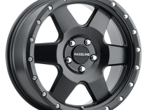 Aluminum Wheels 18x8 Boost 946B Satin Black 6 Spoke 35 Offset 5 on 127 Bolt Pattern 71.5 Bore Raceline