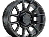 Aluminum Wheels 18x9 Gauge 950B Satin Black Multi Spoke 18 Offset 8 on 165.1 Bolt Pattern 125.2 Bore Raceline