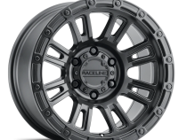 Aluminum Wheels 18x9 Compass 956B Satin Black 18 Offset 8 on 165.1 Bolt Pattern 125.2 Bore Raceline