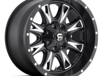 Aluminum Wheels 17X9 Throttle D513 8 On 165.1 Black Milled 125.2 Bore 1 Offset Fuel Off Road Wheels