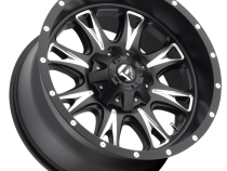 Aluminum Wheels 18X9 Throttle D513 8 On 165.1 Black Milled 125.2 Bore 20 Offset Fuel Off Road Wheels