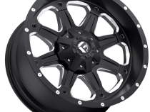 Aluminum Wheels 17X9 Boost D534 5 On 127/5 On 139.7 Black Milled 87.1 Bore -12 Offset Multi Spoke Fuel Off Road Wheels