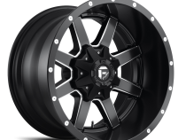 Aluminum Wheels 22X10 Maverick D538 8 On 180 Black Milled 124.3 Bore 10 Offset Fuel Off Road Wheels