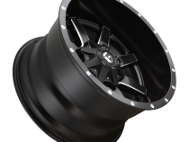 Aluminum Wheels 22X10 Maverick D538 8 On 180 Black Milled 124.3 Bore 10 Offset Fuel Off Road Wheels