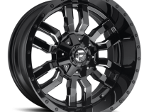 Aluminum Wheels 20X12 Sledge D595 8 On 165.1 Gloss Black Milled 125.1 Bore -44 Offset Fuel Off Road Wheels