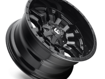Aluminum Wheels 20X9 Sledge D596 8 On 170 Matte Black/Gloss Black Lip 125.1 Bore 1 Offset Fuel Off Road Wheels