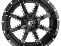 Aluminum Wheels 20X10 Maverick D610 5 On 139.7/5 On 150 Gloss Black/Milled 110.3 Bore -18 Offset Fuel Off Road Wheels