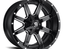 Aluminum Wheels 20X12 Maverick D610 8 On 165.1 Gloss Black Milled 125.2 Bore -44 Offset Fuel Off Road Wheels