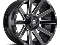 Aluminum Wheels 18X9 Contra D615 5 On 139.7/5 On 150 Gloss Black/Milled 110.2 Bore 1 Offset Multi Spoke Fuel Off Road Wheels