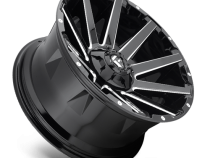 Aluminum Wheels 20X9 Contra D615 6 On 135/6 On 139.7 Gloss Black Milled 106.3 Bore 1 Offset Multi Spoke Fuel Off Road Wheels