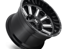 Aluminum Wheels 17X9 Hardline D620 5 On 139.7/5 On 150 Gloss Black/Milled 110.2 Bore 1 Offset Fuel Off Road Wheels
