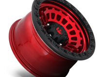 Aluminum Wheels 18X9 Zephyr D632 6 On 139.7 Candy Red W/Matte Black Ring 106.1 Bore -12 Offset Fuel Off Road Wheels