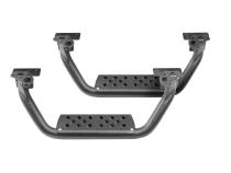4 Inch Drop Steps for Dominator Xtreme D6, Pair Textured Powder Coat Textured Black 1999-2024 Ford F-250/F-350 2006-2023 Toyota Tacoma 2007-2021 Toyota Tundra 2007-2024 Jeep Wrangler JK/JL Go Rhino