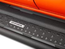 Dominator Xtreme D6 SideSteps With Mounting Bracket Kit Textured Black For 2018-2025 Jeep Wrangler JL Go Rhino