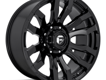 Aluminum Wheels 20X10 Blitz D675 8 On 170 Gloss Black 125.1 Bore -18 Offset Multi Spoke Fuel Off Road Wheels