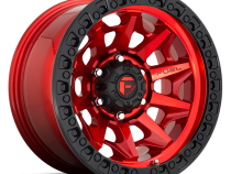 Aluminum Wheels 18X9 Covert D695 8 On 170 Candy Red Black Bead Ring 125.1 Bore 1 Offset Multi Spoke Fuel Off Road Wheels