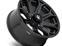 Aluminum Wheels 18X9 Siege D704 6 On 135 Gloss Black Machined Double Dark Tint 87.1 Bore 1 Offset Fuel Off Road Wheels