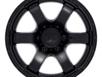 Aluminum Wheels 18X9 Rush D766 6 On 120 Satin Black 67.06 Bore 1 Offset Fuel Off Road Wheels