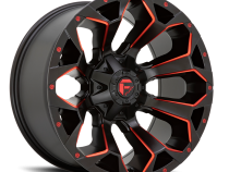 Aluminum Wheels 17X9 Assault D787 6 On 135/6 On 139.7 Matte Black Milled Red Tint 106.1 Bore 2 Offset Fuel Off Road Wheels