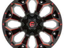 Aluminum Wheels 17X9 Assault D787 6 On 135/6 On 139.7 Matte Black Milled Red Tint 106.1 Bore 2 Offset Fuel Off Road Wheels
