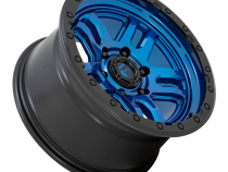 Aluminum Wheels 17X9 AMMO D790 6 On 135 Blue W/Black Lip 87.1 Bore -12 Offset Fuel Off Road Wheels