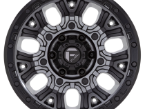 Aluminum Wheels 20X10 Traction D825 8 On 165.1 Gunmetal Gray/Black Ring 125.1 Bore -18 Offset Fuel Off Road Wheels
