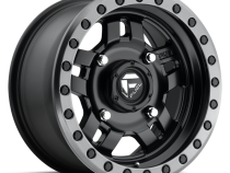 Aluminum Wheels 14X7 Anza UTV D917 4 On 156 Matte Black Beadlock 132 Bore 38 Offset 5 Spoke Fuel Off Road Wheels