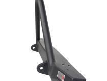 Jeep TJ Front Bumper W/Stinger 97-06 Wrangler TJ Rubicon and Unlimited Steel Black Textured Powdercoat Piranha Series Fishbone Offroad