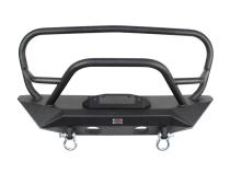 Jeep JK Front Winch Bumper W/Grille Guard 07-18 Wrangler JK Manowar Series Fishbone Offroad