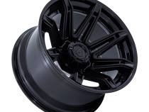 Aluminum Wheels 22X12 Brawl FC401MX 8 On 170 Matte Black/Gloss Black Lip 125.1 Bore -44 Offset Fuel Off Road Wheels