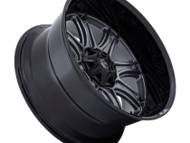 Aluminum Wheels 22X9 Darkstar FC853AB 8 On 170 Matte Gunmetal Gray/Black Lip 125.1 Bore 1 Offset Fuel Off Road Wheels
