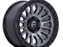 Aluminum Wheels 18X9 Rincon SBL FC857AB 8 On 180 Matte Gunmetal Gray Matte Black Lip 124.2 Bore 1 Offset Fuel Off Road Wheels