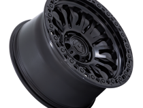 Aluminum Wheels 18X9 Rincon SBL FC857MB 5 On 127 Matte Black/Gloss Black Lip 71.5 Bore -12 Offset Fuel Off Road Wheels