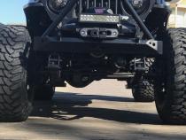 Jeep CJ Mid Width Front Bumper W/Stinger Bare Steel Motobilt
