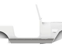 Aluminium Boat Side Rocker Guards for Jeep YJ Motobilt