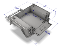 Bobbed Replacement Bed for Jeep Gladiator Motobilt
