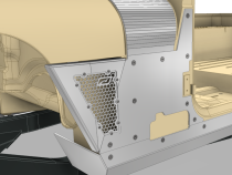 Aluminum Cowl and Mini Fender Armor for 1986-1995 Jeep Wrangler YJ