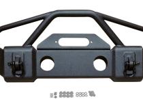 Front Bumper Full Width w/Offset Winch Mount 2007-2018 JK Wrangler RT Off Road