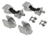 Left &amp;amp; Right Stainless Steel Hood Catch Kit for Jeep TJ Wrangler RT Off Road