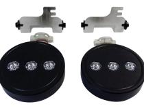 LED Fog Lamp Kit with H16 Connector for 10-18 Jeep JK Wrangler w/ Plastic Bumper RT Off Road