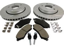 Front Performance Disc Brake Service Kit for Jeep JK Wrangler w/ 11.89 inch Rotor RT Off Road