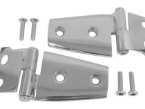 Incl. 2 Hinges Stainless Steel Hood Hinge Set for 07-18 Jeep JK Wrangler RT Off Road
