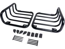Tail Light Guard 2007-2018 JK Wrangler Black Powder Coated Stainless Steel w/2 Guards And Hardware RT Off Road