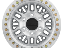 Aluminum Wheels 17x9 Ryno Cast Beadlock RT951M Machined Silver Machined Beadlock Ring -12 Offset 6 on 135 Bolt Pattern 87.1 Bore Raceline