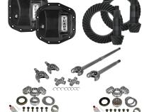Stage 3 Jeep Jl/Jt Re-Gear Kit W/Covers Front Axles Dana 44 5.38 Ratio JL &amp;amp; Jt Rubicon M220 Rear/ M210 Front Stage 3 Gear Kit Package 5.38 F&amp;amp;R Cover &amp;amp; 4340 Front Axles Yukon Gear
